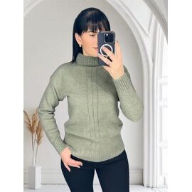 Светр жіночий 25413 green р.46-50 "PULSE" недорого оптом від прямого постачальника