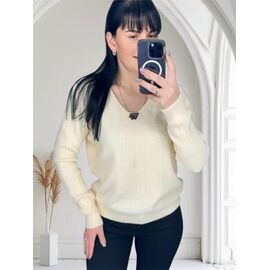 Фотография Свитер женский 25416 l.beige р.46-50 "PULSE" недорого оптом от прямого поставщика