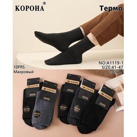 Фотография Носки мужские A1119 mix р.41-47 "Корона" недорого оптом от прямого поставщика