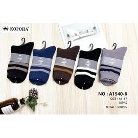 Шкарпетки чоловічі A1540-6 mix р.41-47 "Корона" недорого оптом від прямого постачальника