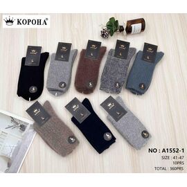 Шкарпетки чоловічі A1552-1 mix р.41-47 "Корона" недорого оптом від прямого постачальника