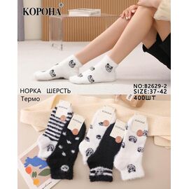 Шкарпетки жіночі теплі B2629-3 mix р.37-42 "Корона" недорого оптом від прямого постачальника