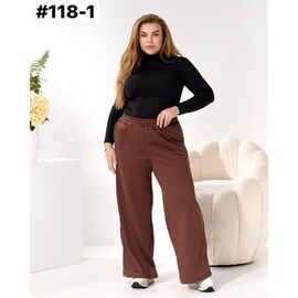 Фотография Штаны женские утеплённые 118-1 brown р.52-62 "ZLATA" недорого оптом от прямого поставщика