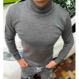 Фотография Гольф мужской 56742 grey р.M-2XL "TURHAN" недорого оптом от прямого поставщика