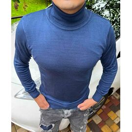 Фотография Гольф мужской 56745 blue р.M-2XL "TURHAN" недорого оптом от прямого поставщика