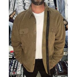 Сорочка чоловіча тепла 56767 olive р.XL-5XL "TURHAN" недорого оптом від прямого постачальника