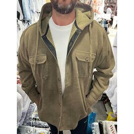 Сорочка чоловіча тепла 56771 olive р.XL-5XL "TURHAN" недорого оптом від прямого постачальника