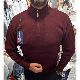 Светр чоловічий 56787 brown р.3XL-5XL "TURHAN" недорого оптом від прямого постачальника