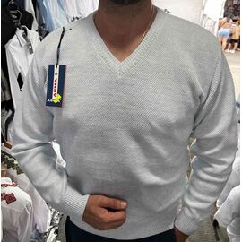 Светр чоловічий 56803 l.grey р.L-2XL "TURHAN" недорого оптом від прямого постачальника