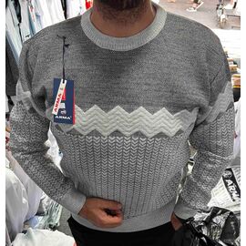 Светр чоловічий 56812 grey р.L-2XL "TURHAN" недорого оптом від прямого постачальника