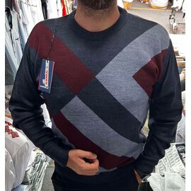 Светр чоловічий 56814 d.grey р.L-2XL "TURHAN" недорого оптом від прямого постачальника