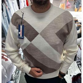 Светр чоловічий 56815 beige р.L-2XL "TURHAN" недорого оптом від прямого постачальника