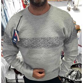 Светр чоловічий 56826 l.grey р.L-2XL "TURHAN" недорого оптом від прямого постачальника