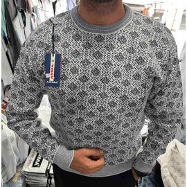 Светр чоловічий 56839 grey р.L-2XL "TURHAN" недорого оптом від прямого постачальника