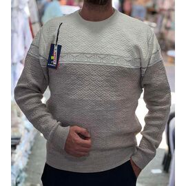 Светр чоловічий 56840 grey р.L-2XL "TURHAN" недорого оптом від прямого постачальника