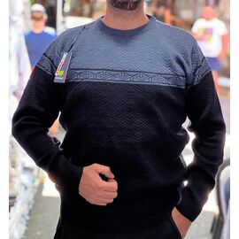 Фотография Свитер мужской 56842 black р.L-2XL "TURHAN" недорого оптом от прямого поставщика