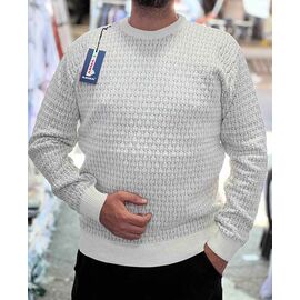Фотография Свитер мужской 56845 white р.L-2XL "TURHAN" недорого оптом от прямого поставщика