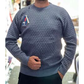 Светр чоловічий 56848 l.blue р.L-2XL "TURHAN" недорого оптом від прямого постачальника