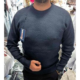 Светр чоловічий 56859 navy р.L-2XL "TURHAN" недорого оптом від прямого постачальника