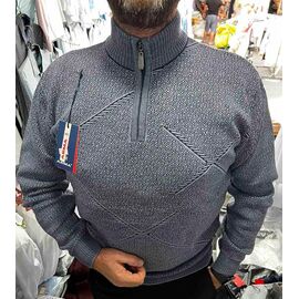 Фотография Свитер мужской 56866 grey р.L-2XL "TURHAN" недорого оптом от прямого поставщика