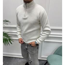 Фотография Свитер мужской 56870 l.grey р.L-2XL "TURHAN" недорого оптом от прямого поставщика