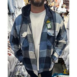 Сорочка чоловіча тепла A691 l.blue р.XL-5XL "TURHAN" недорого оптом від прямого постачальника