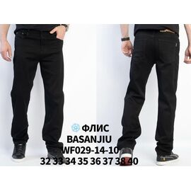 Джинси чоловічі WF029-14-10 black р.32-42 "Basanjiu" недорого оптом від прямого постачальника