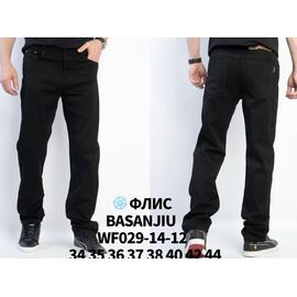 Джинси чоловічі WF029-14-12 black р.34-44 "Basanjiu" недорого оптом від прямого постачальника