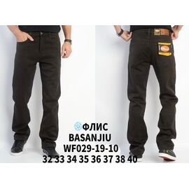Джинси чоловічі WF029-19-10 khaki р.32-42 "Basanjiu" недорого оптом від прямого постачальника