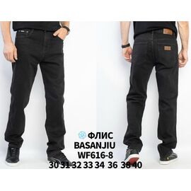 Фотография Джинсы мужские WF616-8 black р.30-40 "Basanjiu" недорого оптом от прямого поставщика