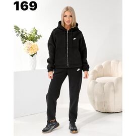 Фотография Костюм спортивный женский 169 black-white р.42-50 "SVITANOK" недорого оптом от прямого поставщика