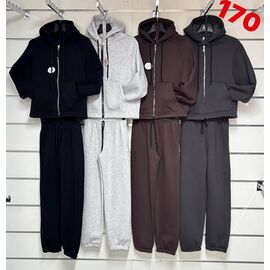 Фотография Костюм спортивный женский 170 black р.42-50 "SVITANOK" недорого оптом от прямого поставщика