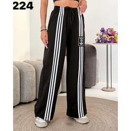 Фотография Штаны спортивные женские тёплые 224 black р.42-48 "SVITANOK" недорого оптом от прямого поставщика