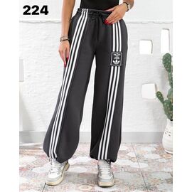 Фотография Штаны спортивные женские тёплые 224 d.grey р.42-48 "SVITANOK" недорого оптом от прямого поставщика