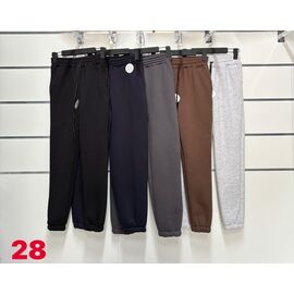 Фотография Штаны спортивные женские тёплые 28 brown р.42-50 "SVITANOK" недорого оптом от прямого поставщика