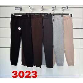 Фотография Штаны спортивные женские тёплые 3023 d.grey р.50-58 "SVITANOK" недорого оптом от прямого поставщика