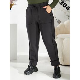 Фотография Штаны спортивные женские тёплые 3044 d.grey р.50-58 "SVITANOK" недорого оптом от прямого поставщика