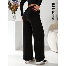 Фотография Штаны спортивные женские тёплые 883 black р.42-50 "SVITANOK" недорого оптом от прямого поставщика