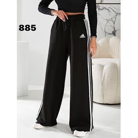 Фотография Штаны спортивные женские тёплые 885 black р.42-48 "SVITANOK" недорого оптом от прямого поставщика