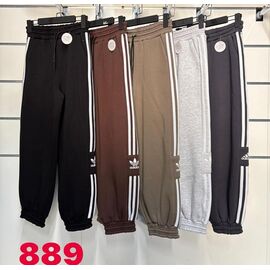 Штани спортивні жіночі теплі 889 beige р.42-48 "SVITANOK" недорого оптом від прямого постачальника