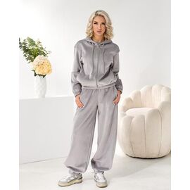 Фотография Костюм спортивный женский тёплый TS140 grey р.42-48 "SVITANOK" недорого оптом от прямого поставщика