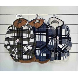 Фотография Рубашка тёплая женская TS98 navy р.52-58 "SVITANOK" недорого оптом от прямого поставщика