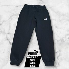 Штани спортивні чоловічі утеплені 6813 black р.3XL-5XL "ROLADA" недорого оптом від прямого постачальника