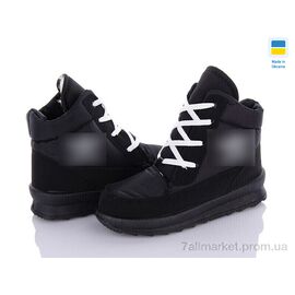 Фотография Ботинки женские стильные зима KZ 711 AD чорний 2025 (8 пар р.37-41) "DeMur" недорого оптом от прямого поставщика