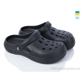 Фотография Кроксы женские летние Лето 12345 чорний (8 пар р.36-41) "Alex" недорого оптом от прямого поставщика