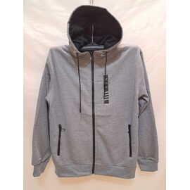 Кофта спортивна чоловіча 2326B grey р.3XL-7XL "ZERO" недорого оптом від прямого постачальника