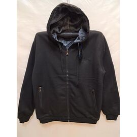 Кофта спортивна чоловіча 2273 black р.2XL-6XL "ZERO" недорого оптом від прямого постачальника