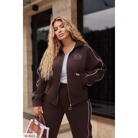 Фотография Костюм женский джинсовый большие размеры р.54-56;62-64;50-52;58-60 (4цв) "LETTI" купить недорого от прямого поставщика