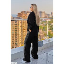 Фотография Женский прогулочный костюм со штанами большие размеры р.50-52;54-56;58-60;62-64 (4цв) "LETTI" купить недорого от прямого поставщика