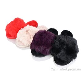 Фотография Тапки женские для дома зима UB2-1 mix (12 пар р.36-41) "Alex" недорого оптом от прямого поставщика